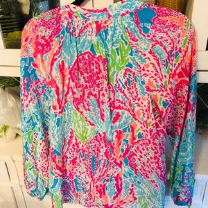 Lilly Pulitzer Tops - Lilly Pulitzer Lets Cha Cha XS Elsa Blouse EUC Lilly Pulitzer Tops - Lilly Pulitzer Lets Cha Cha XS Elsa Blouse EUC